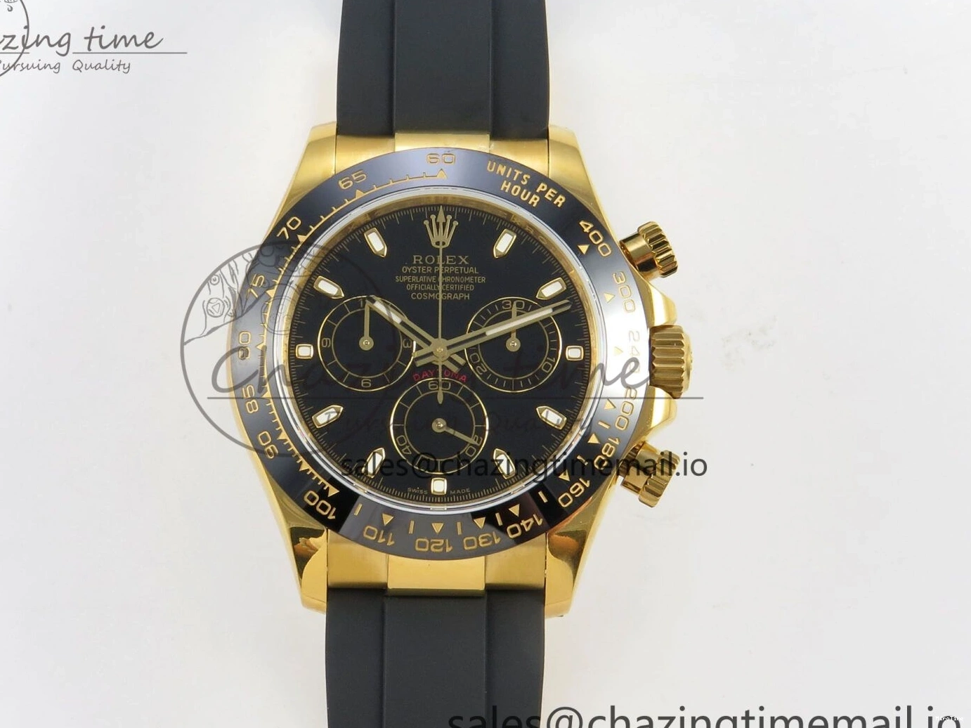 MiroTime 0218 Daytona 116518 QF 1:1 Best Edition Black Dial on Oysterflex Strap SH4130 V11（Gain Weight） GoodFit 170